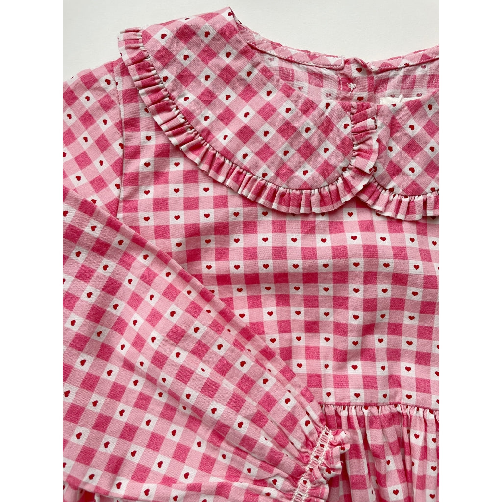 Rilo Dress , Nora Coeur Rose- Konges Slojd