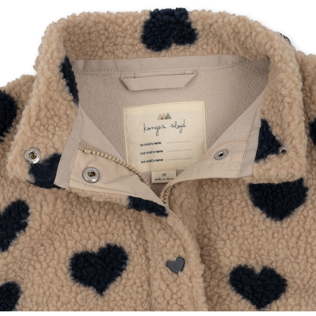 Jody Teddy Jacket ,Coeur Eclipse- Konges Slojd