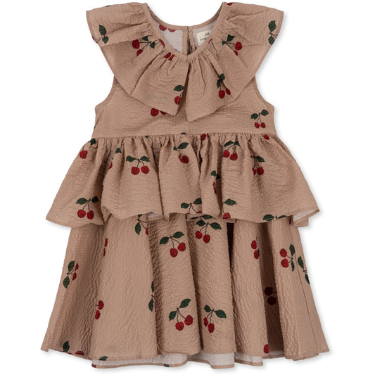 Lunella Dress ,Ma Grande Cerise Blush- Konges Slojd