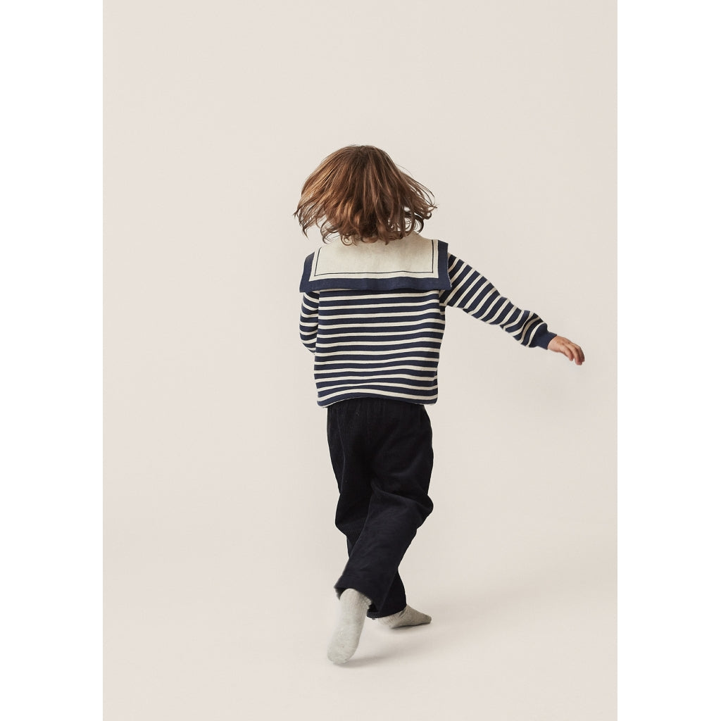 Seala Knit Blouse, blue stripe- Konges Slojd