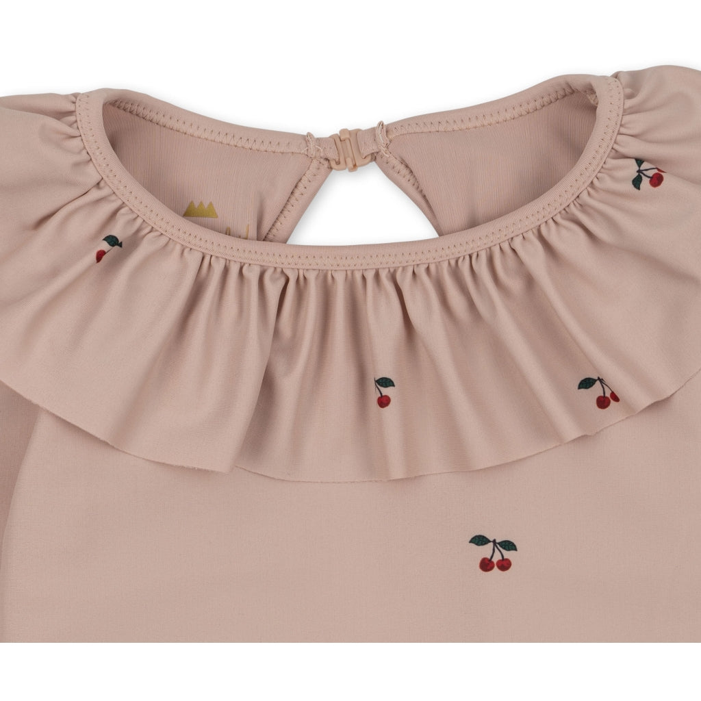 Manuca Ls Frill Swimsuit- - Konges Slojd