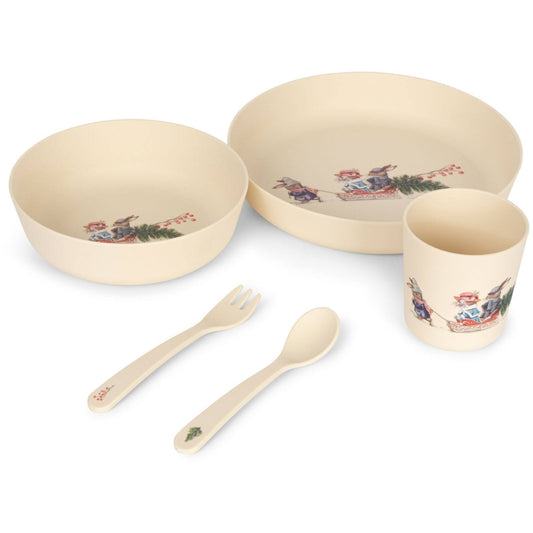 Pla Dinner Set, Merry Christmas-Konges Slojd