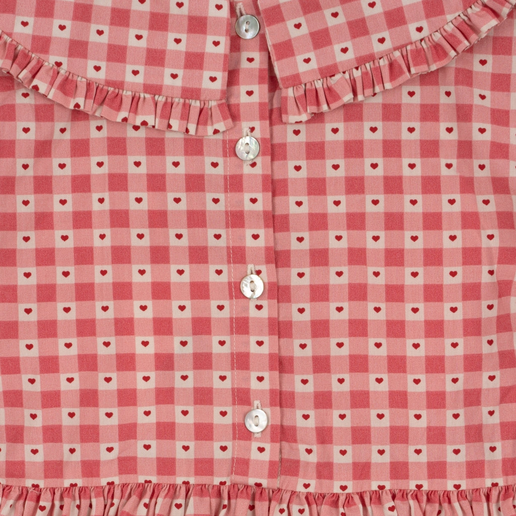Rilo Dress , Nora Coeur Rose- Konges Slojd