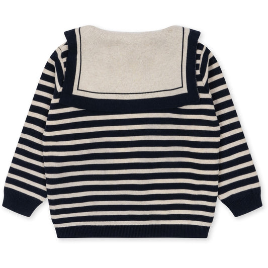 Seala Knit Blouse, blue stripe- Konges Slojd