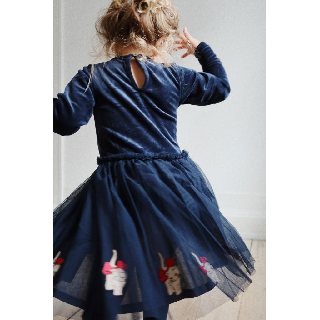 Florine Dress , Total Eclipse- Konges Slojd