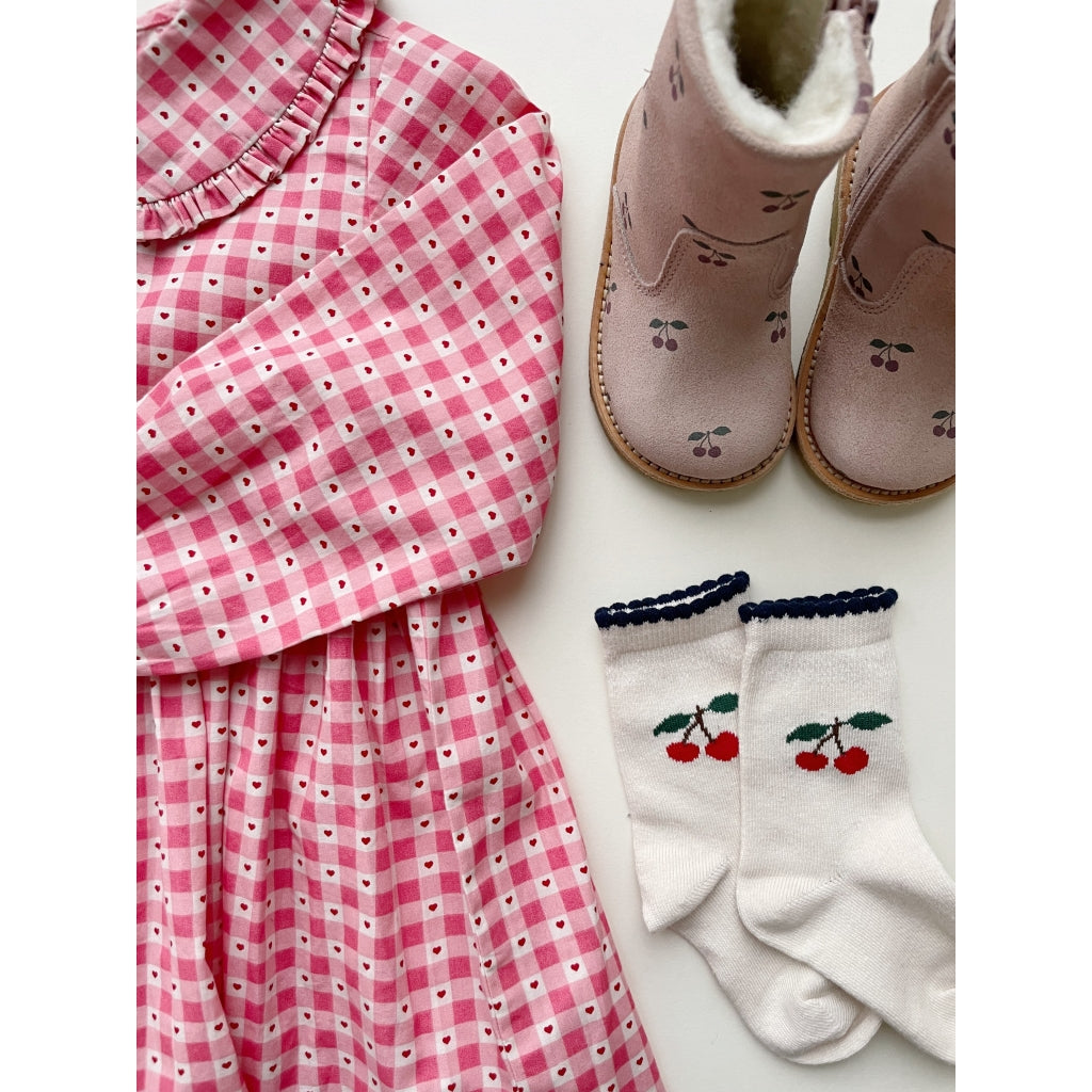 Rilo Dress , Nora Coeur Rose- Konges Slojd