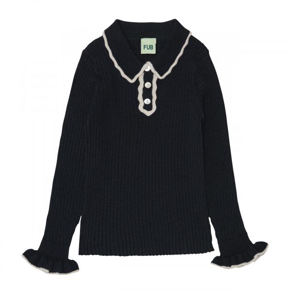 Rib Polo, Dark Navy - Fub
