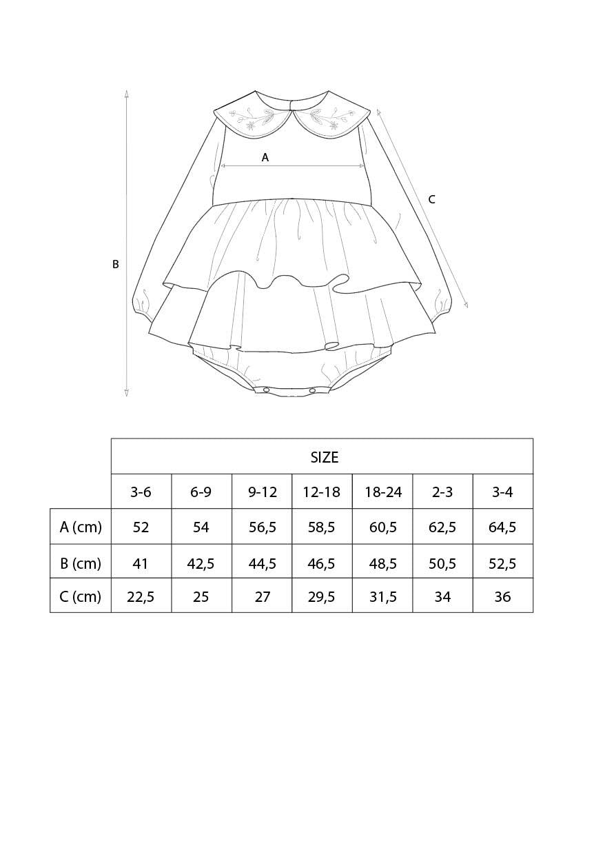 2.1 Pink gingham romper suit with frill-Popelin