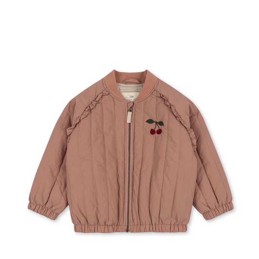 Juno Frill Bomber Jacket ,Cameo Brown- Konges Slojd