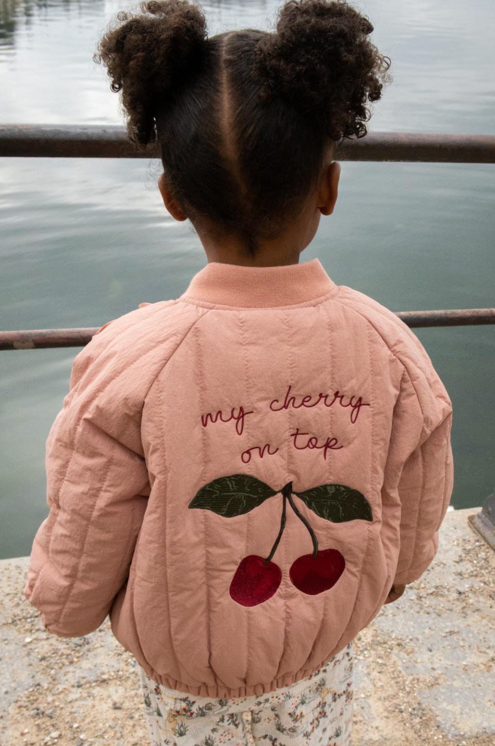 Juno Frill Bomber Jacket ,Cameo Brown- Konges Slojd