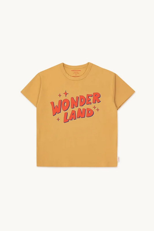 Wonderland Tee, Pale Ochre - Tiny cottons