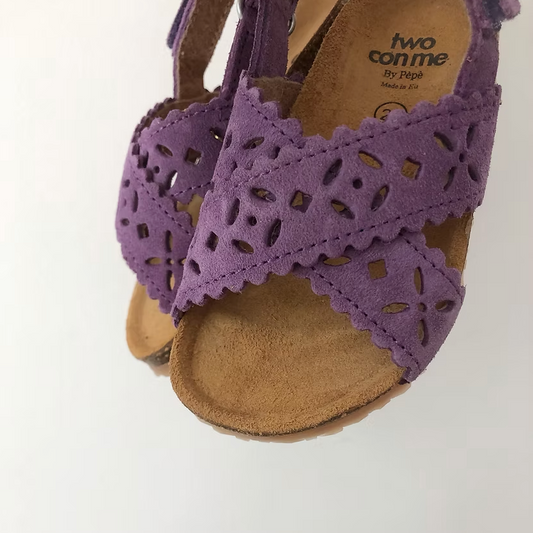 Ida Cut Out Sandals, Glicine - PèPè x Two Con Me