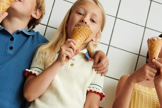 Frill Polo, Ecru - Fub