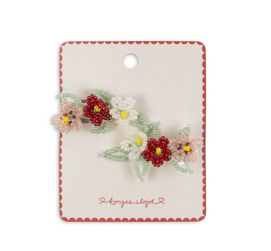 Flower Field Hair Clips (2 Pack) - Konges Slojd