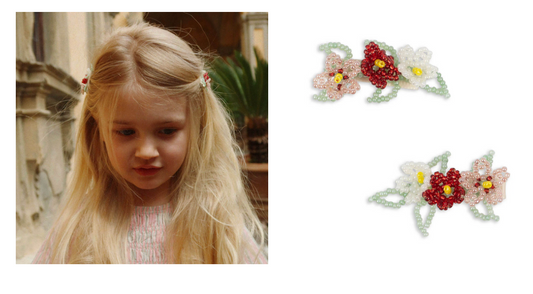 Flower Field Hair Clips (2 Pack) - Konges Slojd