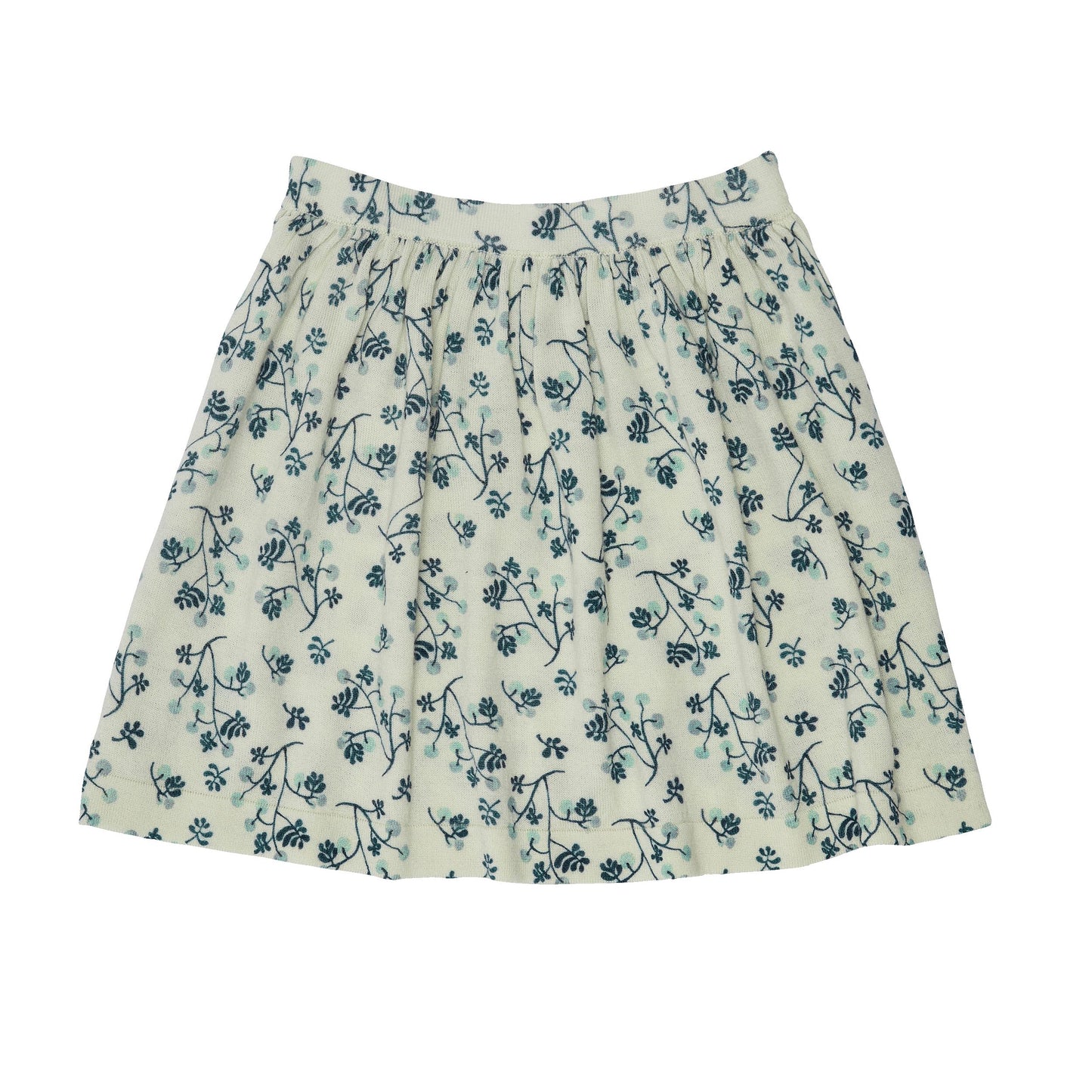 Printed Skirt, ecru/pistachio - Fub