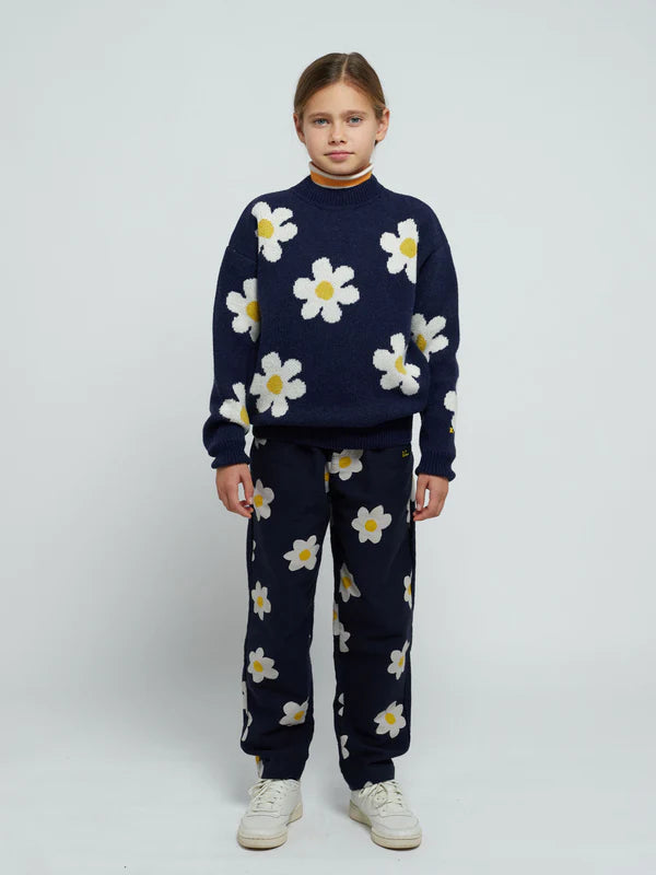BIG FLOWER JACQUARD ALL OVER JUMPER