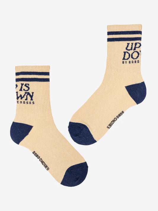 UP IS DOWN SHORT SOCKS