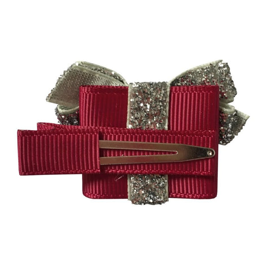 Gift alligator clip wine / silver-Milledeux