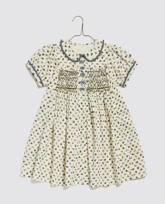 Elizabeth Dress Daisy Floral-Little Cotton Clothes
