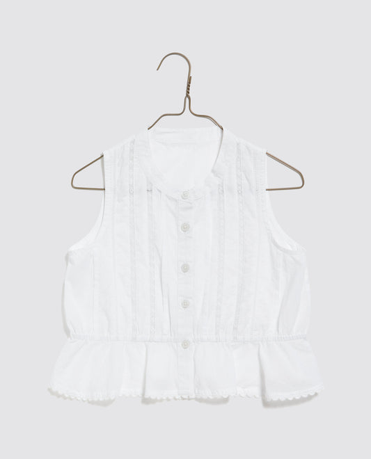 Hazel Blouse Off White-Little Cotton Clothes