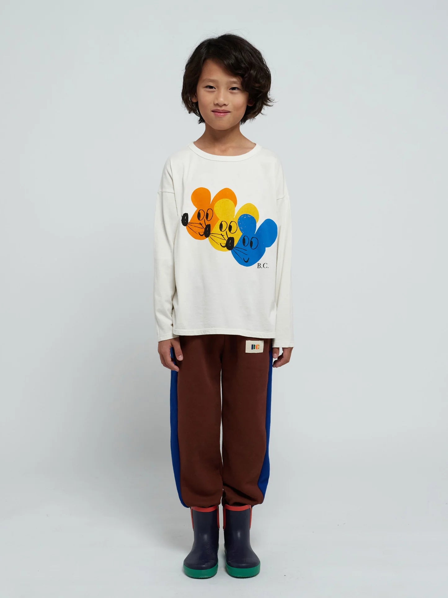 Multi Colour Mouse T-Shirt -Bobo Choses