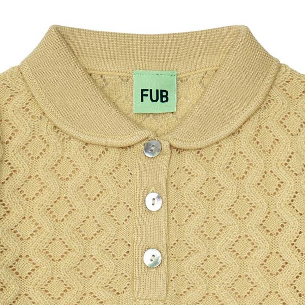 Pointelle Polo ,Buttermilk - Fub