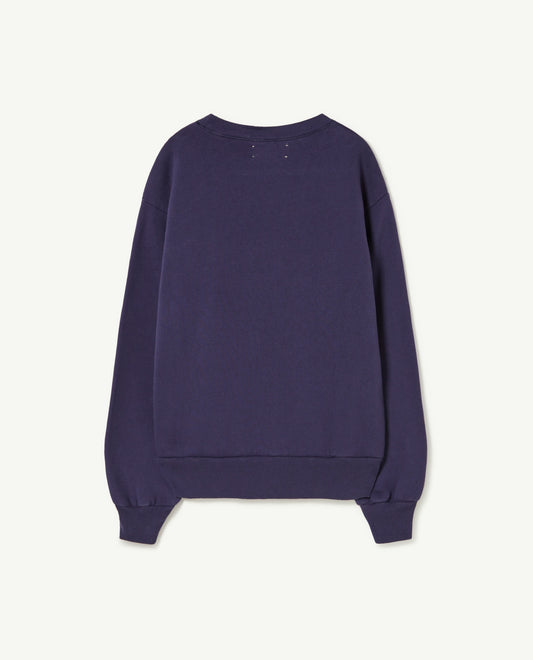 Deep Blue Bear Sweatshirt-The Animals Observatory
