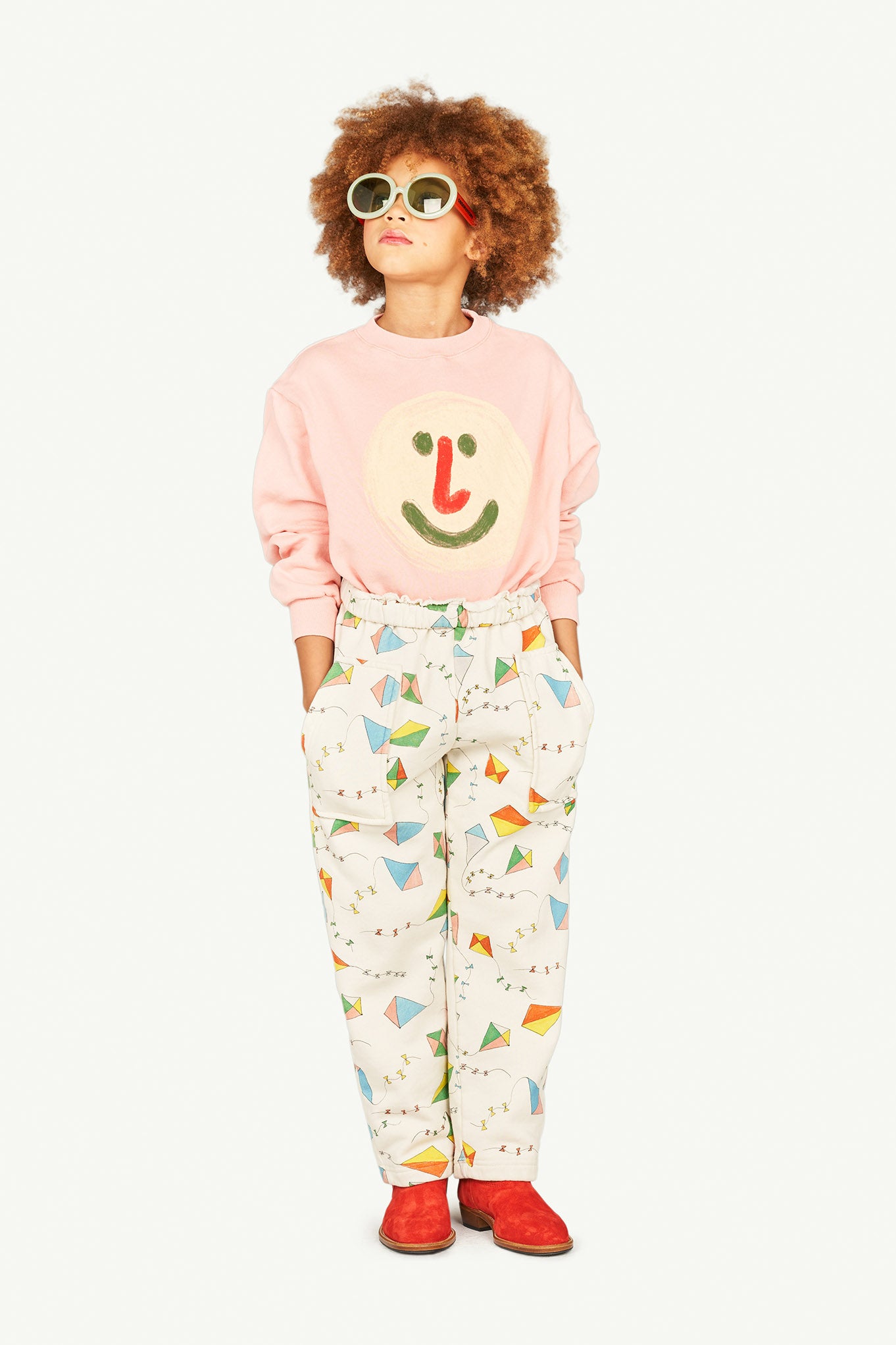 Pink Bear Sweatshirt-The Animals Observatory