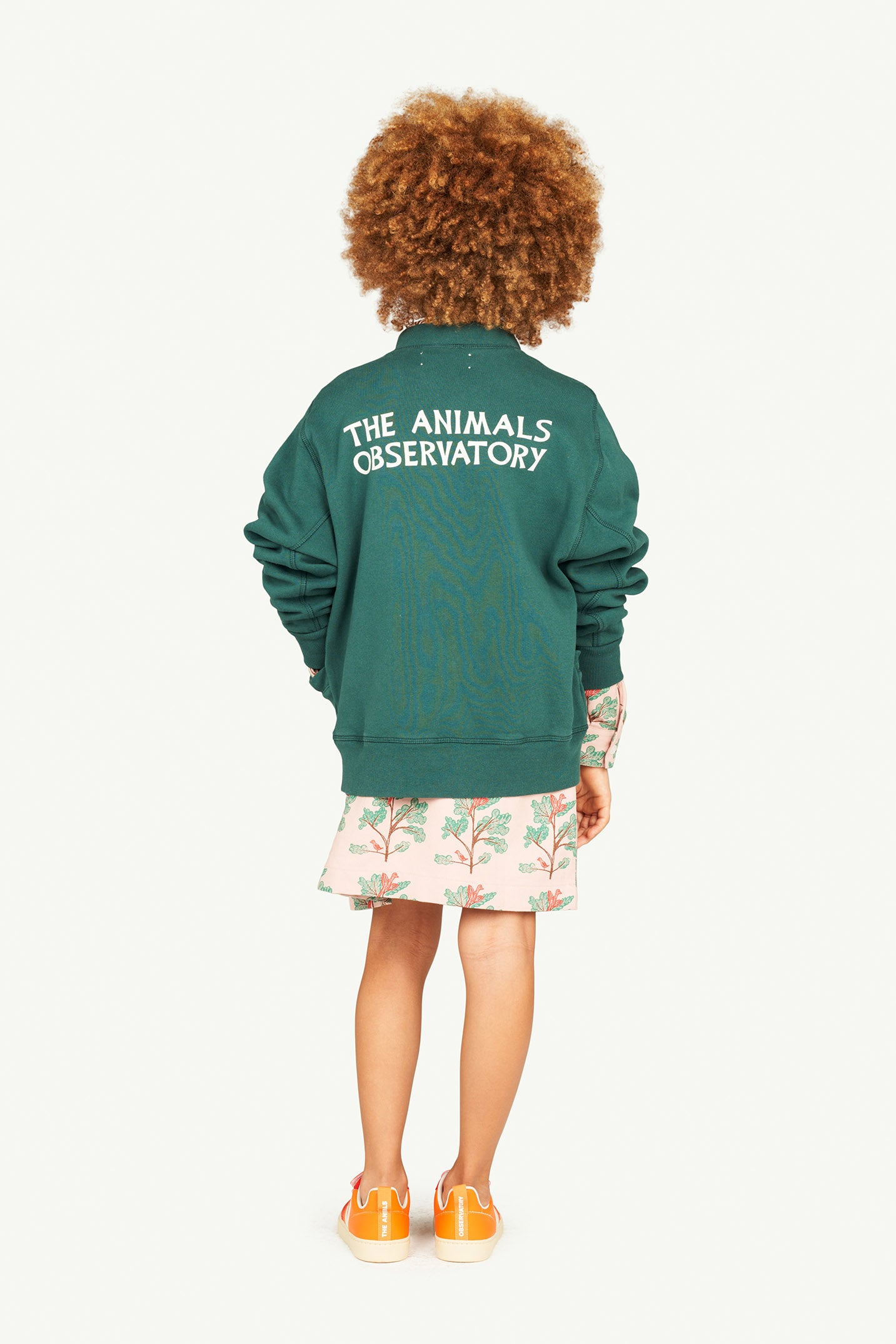 Dark Green Zebra Track Jacket-The Animals Observatory
