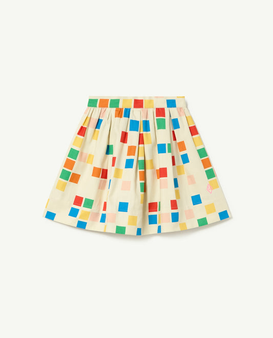 Ecru Salamander Confetti Skirt-The Animals Observatory