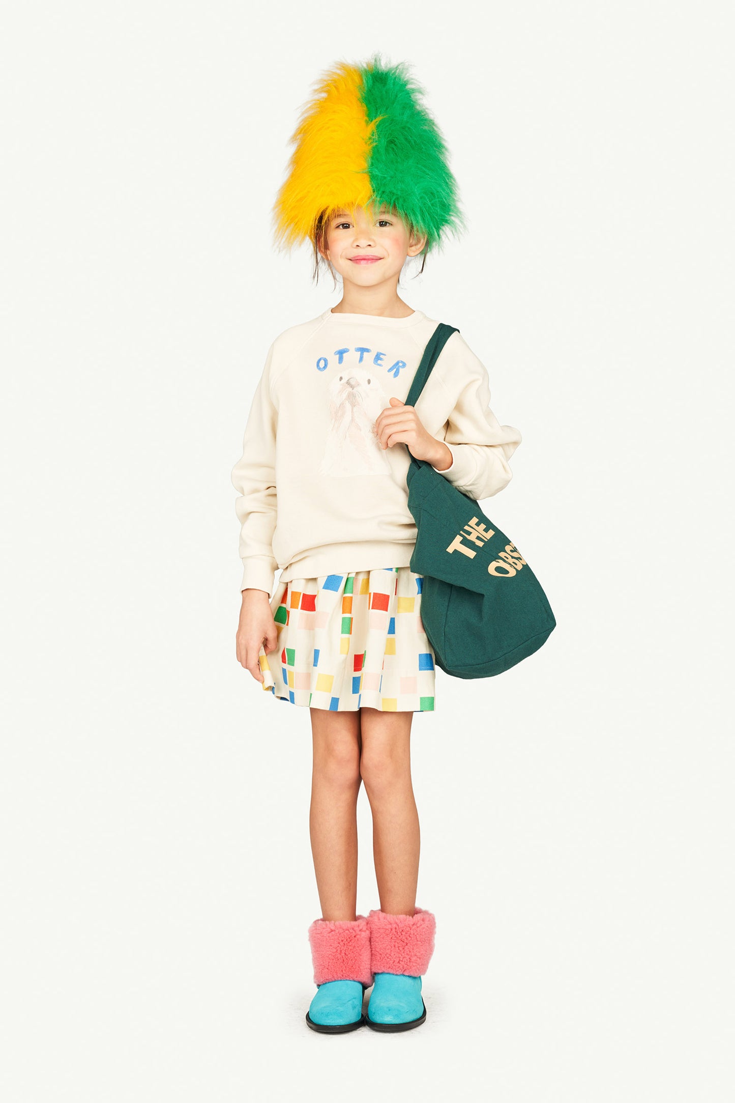 Ecru Salamander Confetti Skirt-The Animals Observatory