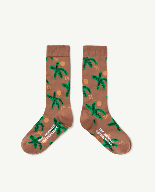 Worm Kids Socks, Brown-The Animals Observatory