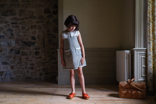 Hannah Dress Rustic Check-Little Cotton Clothes