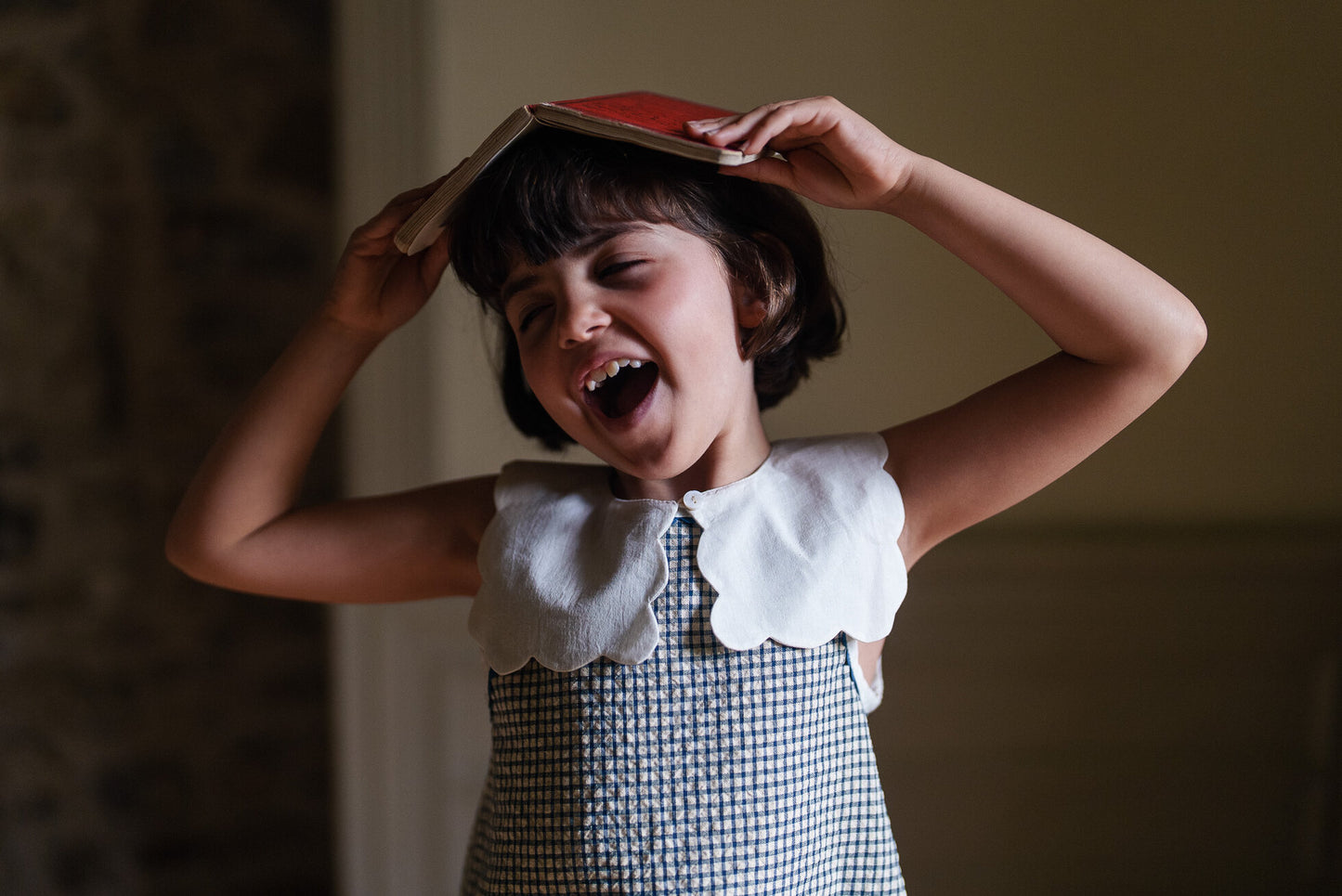 Hannah Dress Rustic Check-Little Cotton Clothes