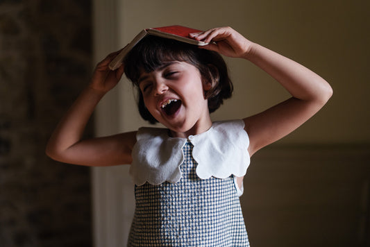 Scallop Collar Off White-Little Cotton Clothes