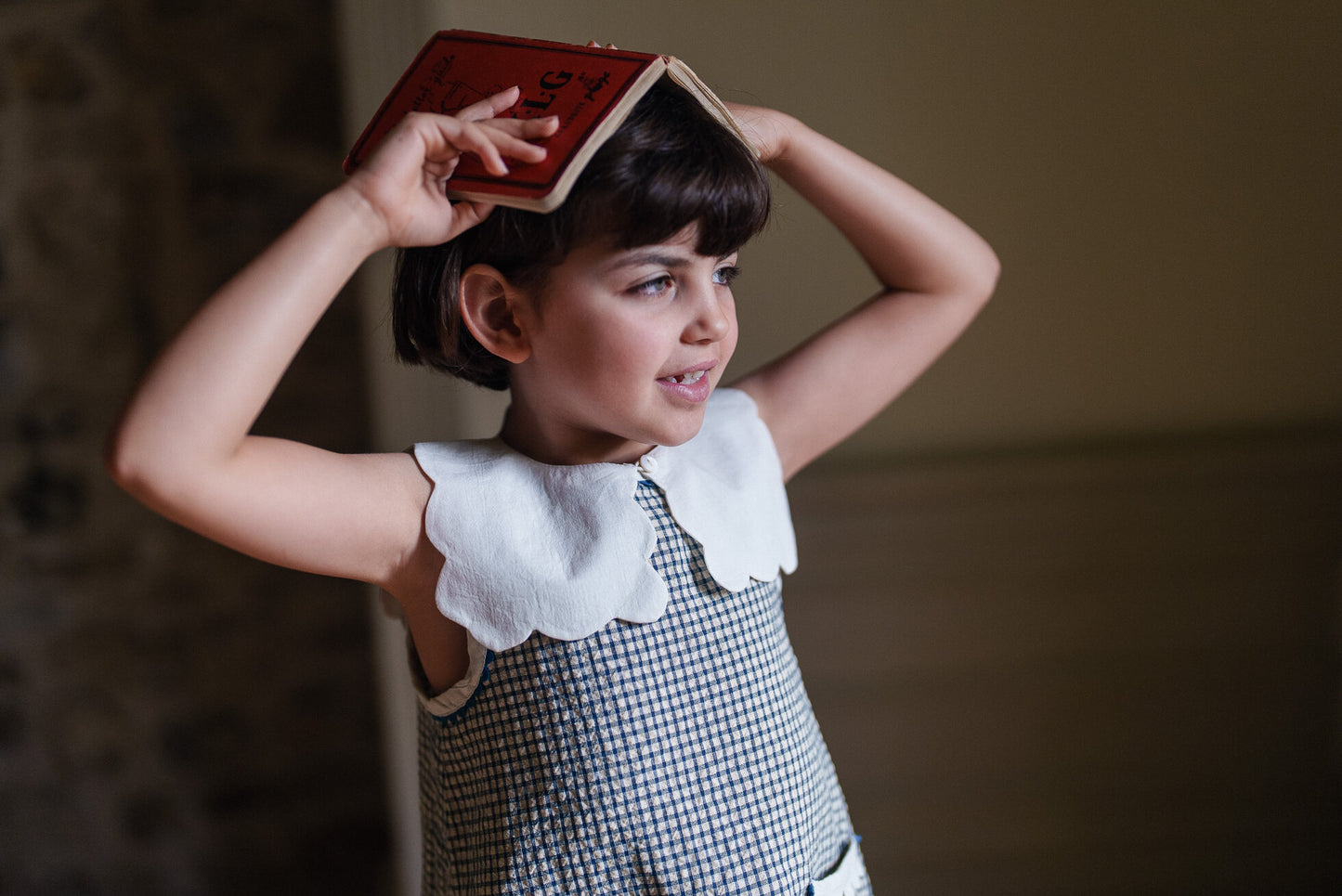 Hannah Dress Rustic Check-Little Cotton Clothes