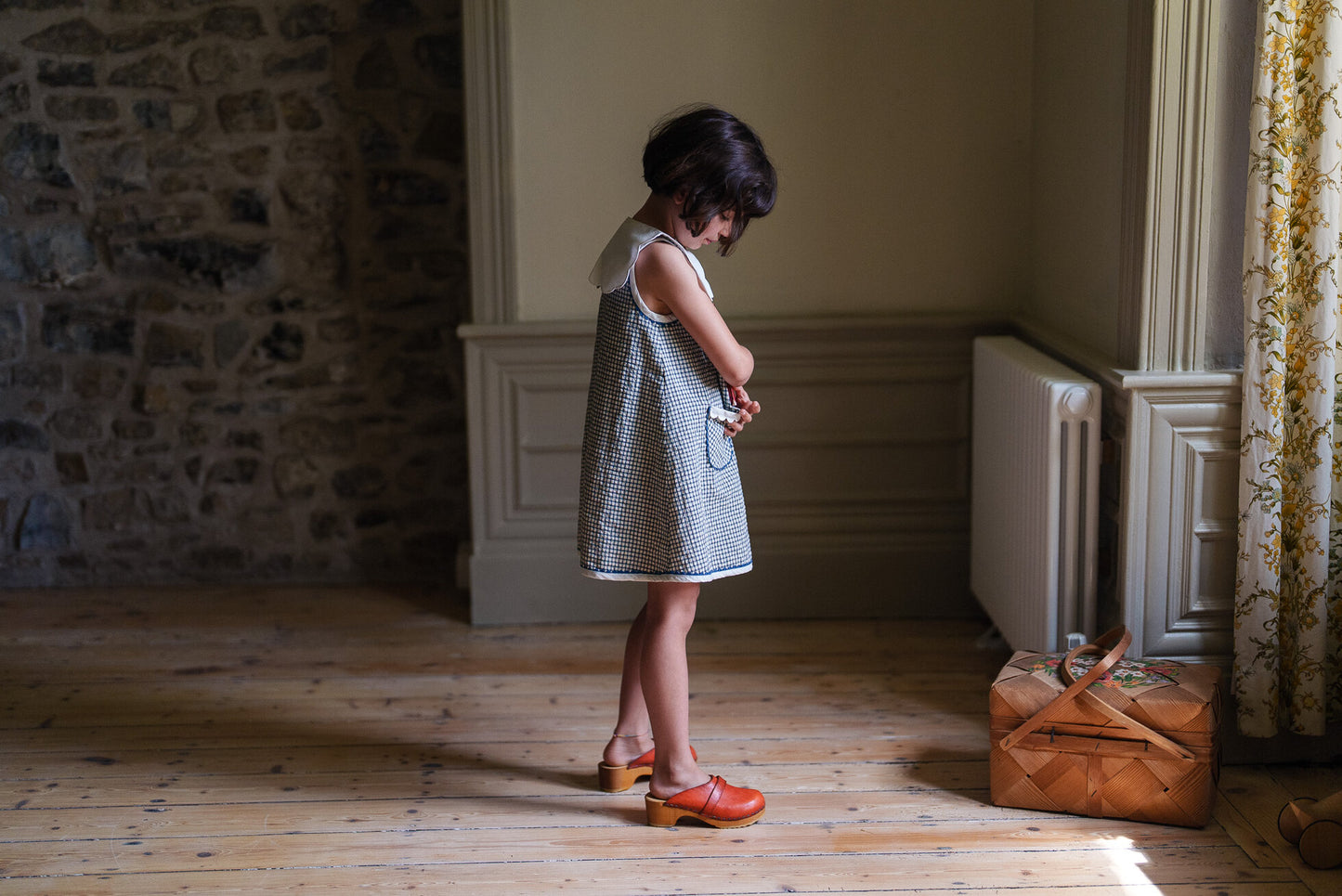 Hannah Dress Rustic Check-Little Cotton Clothes