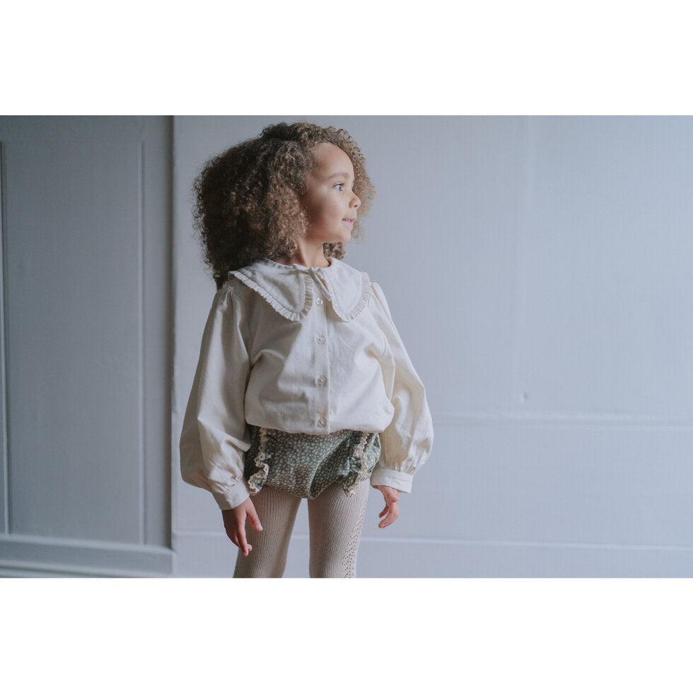 Organic Dorit Bloomers ,cowslip floral in beech-Little Cotton Clothes