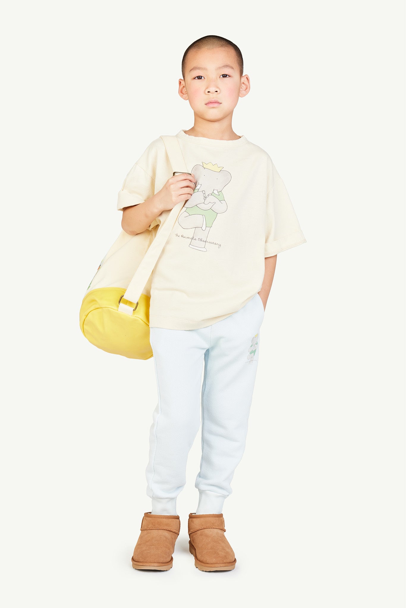 Babar Ecru Rooster Oversize T-Shirt-Babar & The Animals