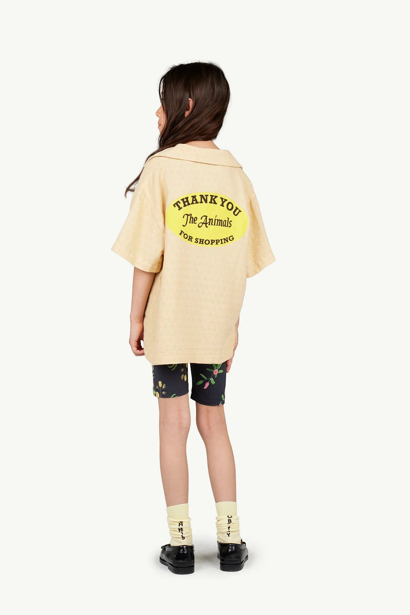 Beige Kangaroo Short Sleeve Shirt