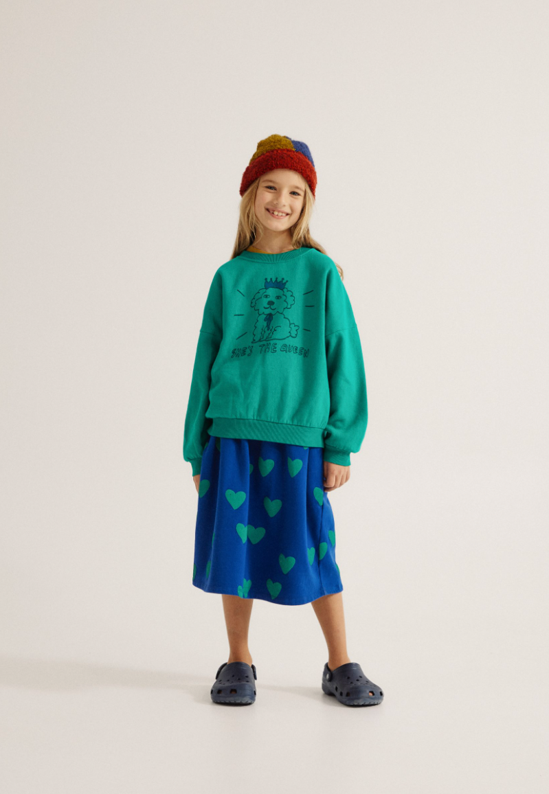 The Queen Oversized Kids Sweatshirt - The Campamento