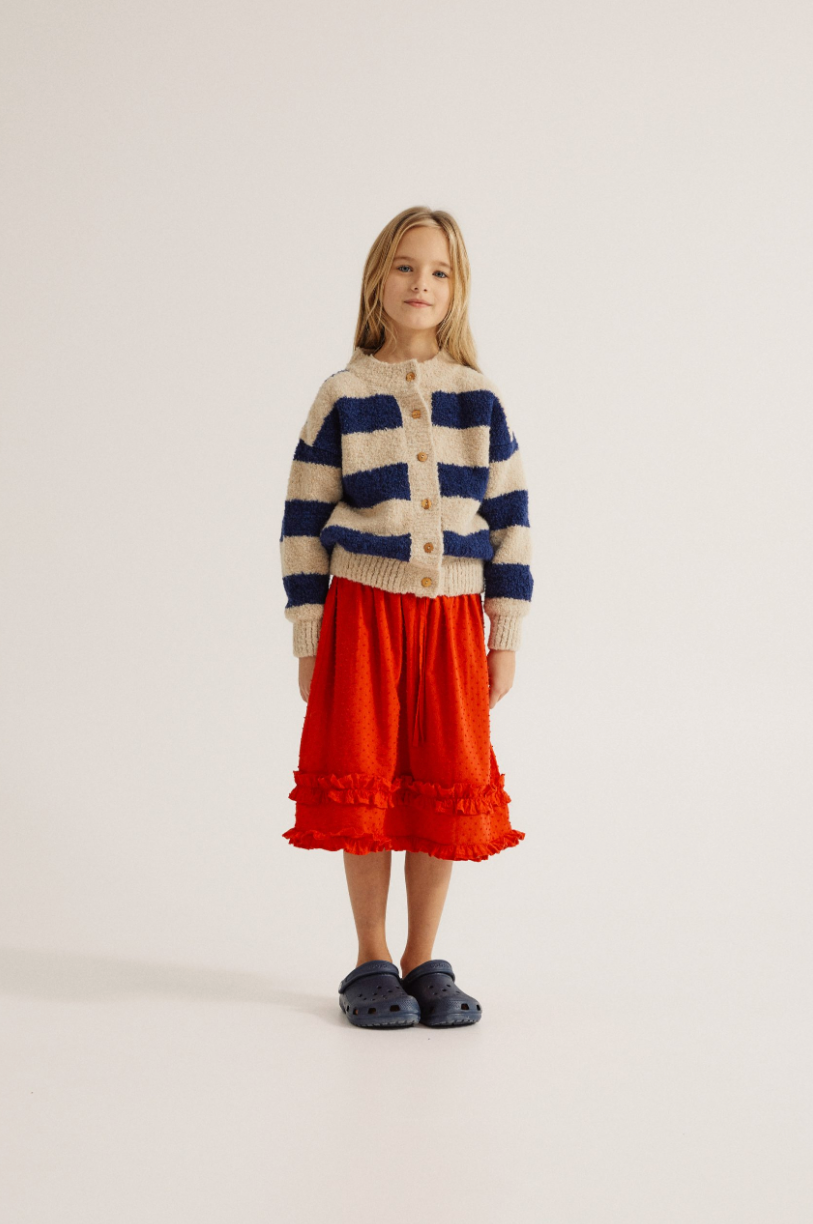Blue Stripes Cardigan - The Campamento