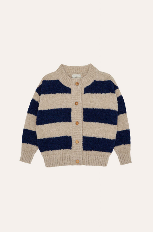 Blue Stripes Cardigan - The Campamento