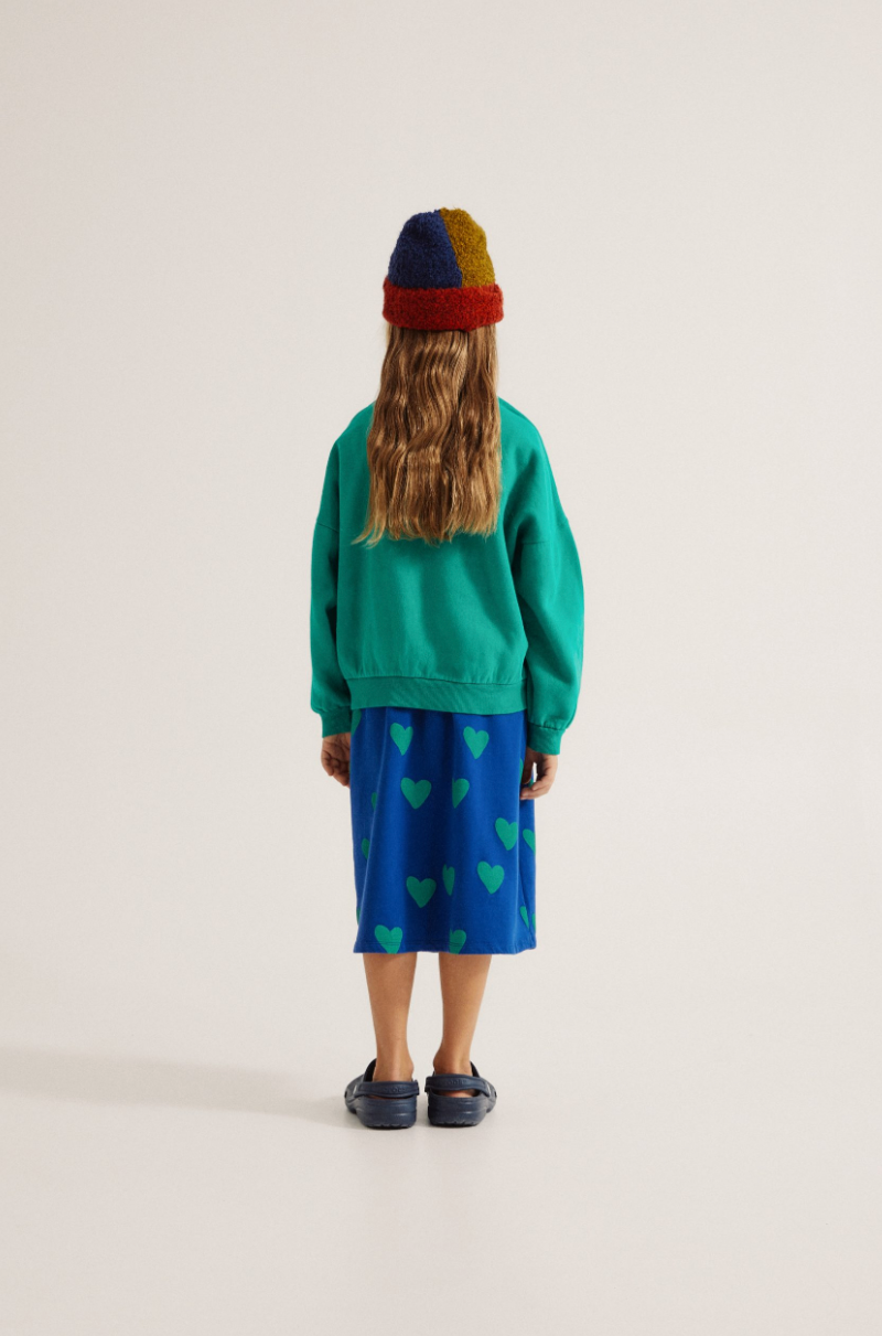 Green Hearts Kids Skirt - The Campamento