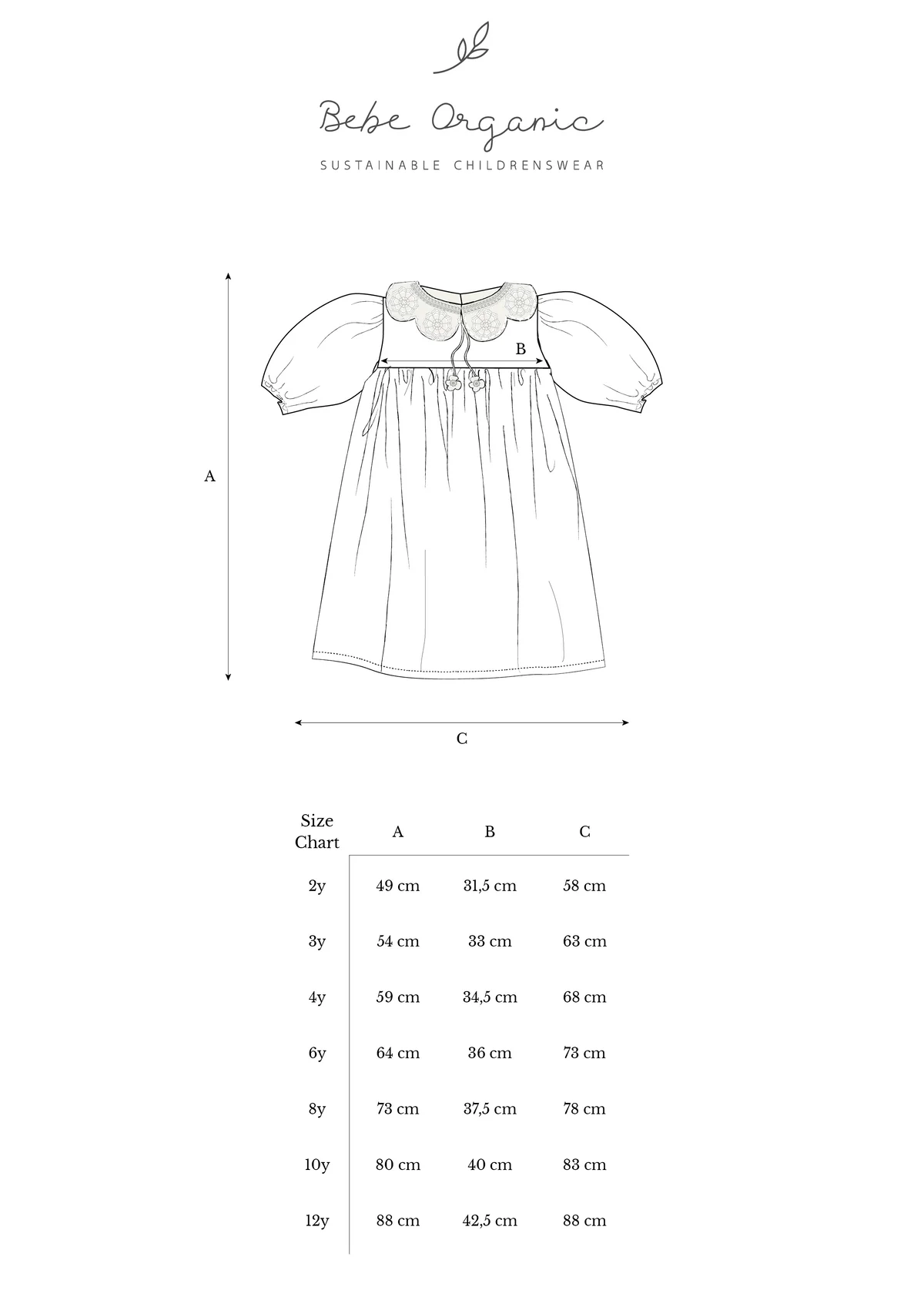 Camille Dress-Bebe Organic