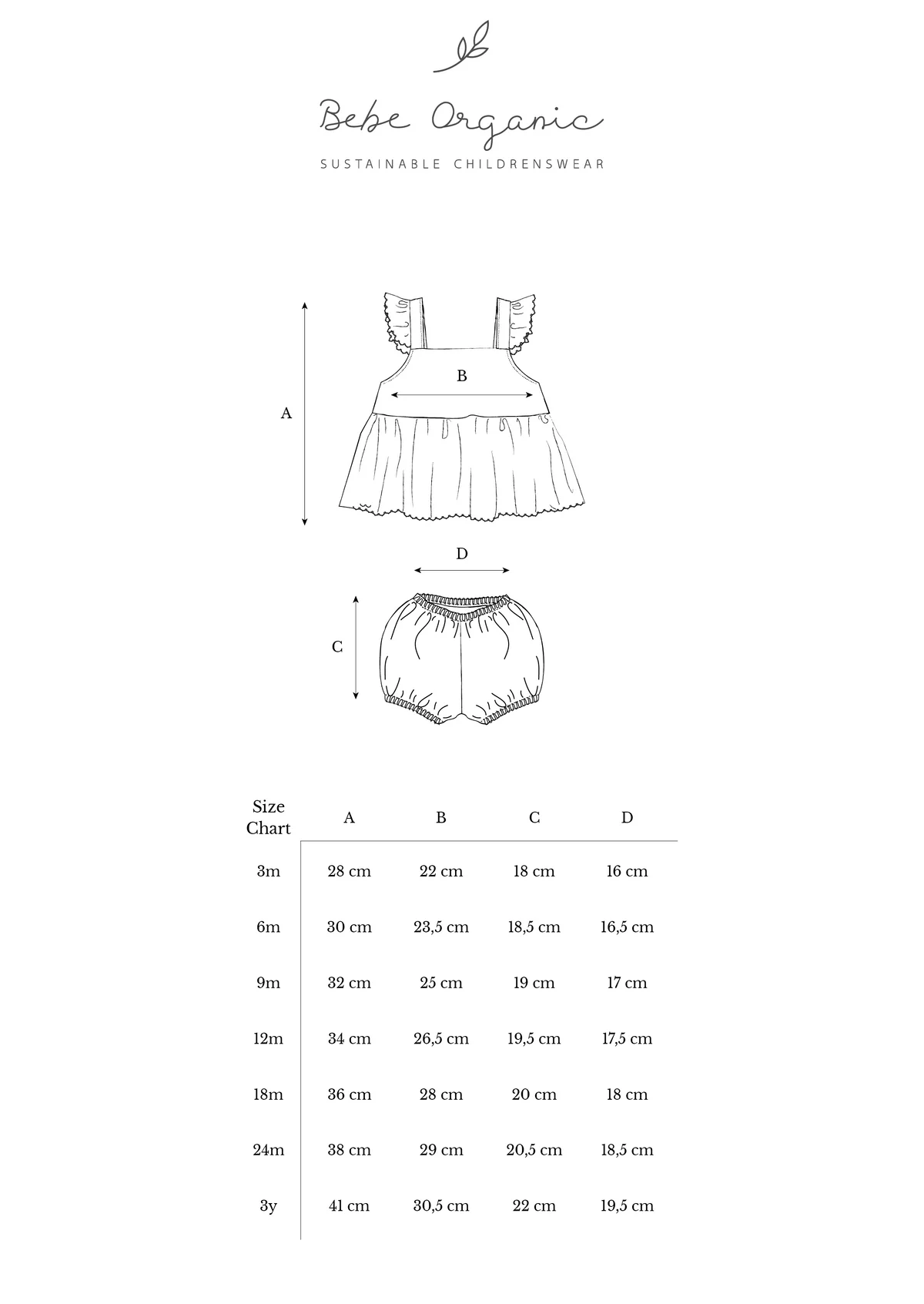 Daisy Baby Set-Bebe Organic