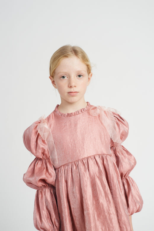Elizabeth Dress, Mauvelous -Bebe Organic