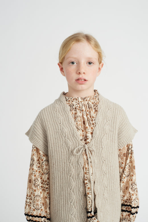 Gabriella Blouse, Vintage Floral -Bebe Organic