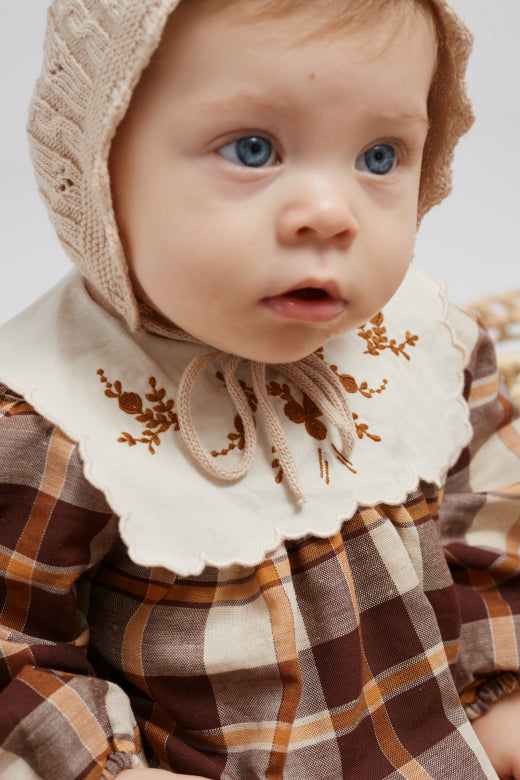 Louisa Baby Set, Nostalgia Check -Bebe Organic
